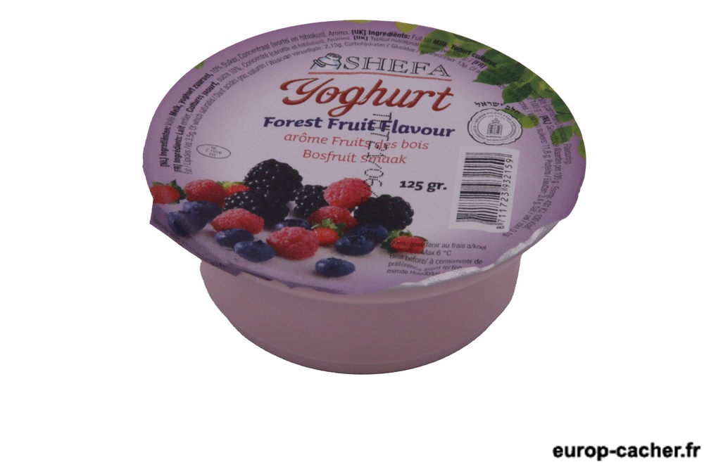 Yaourt fruits rouges (125g)
